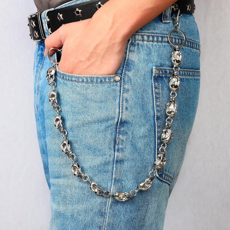 Milakoo Jeans Chains for Men Hip-hop Emo Biker Cool Chains Belt Unisex Punk Chains for Pants - Image 2
